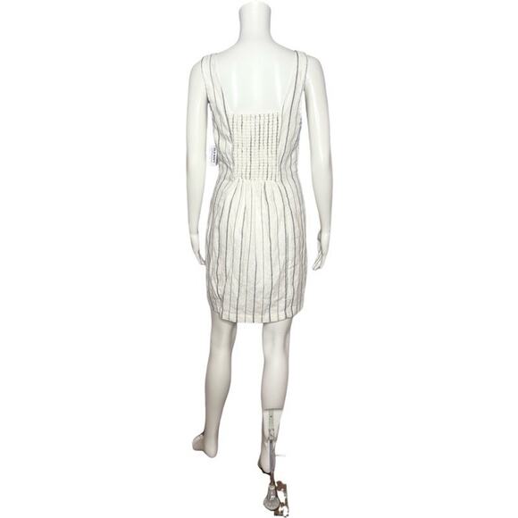 NWT Old Navy Square-Neck Linen-Blend Midi Dress Size S - Picture 3 of 6